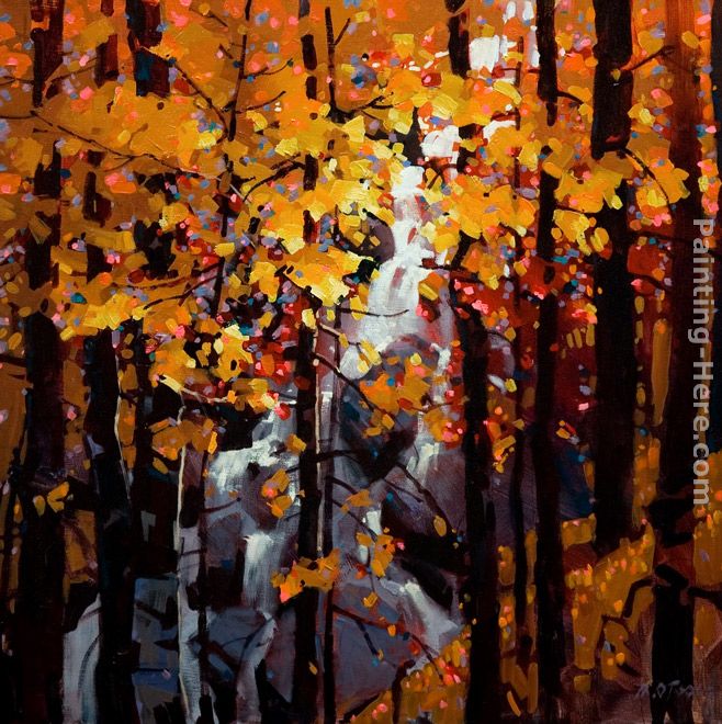 Tangled Autumn painting - Michael O'Toole Tangled Autumn art painting